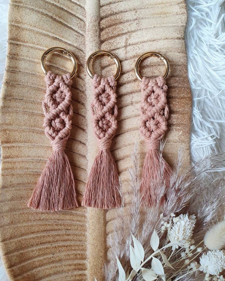 Makramee Schlüsselanhänger