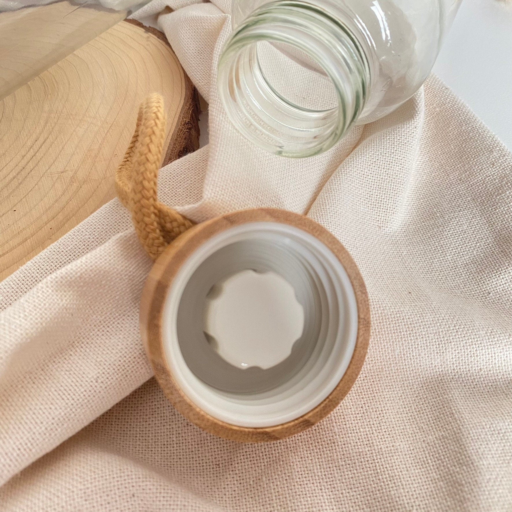 Personalisierte Glasflasche mit Namen