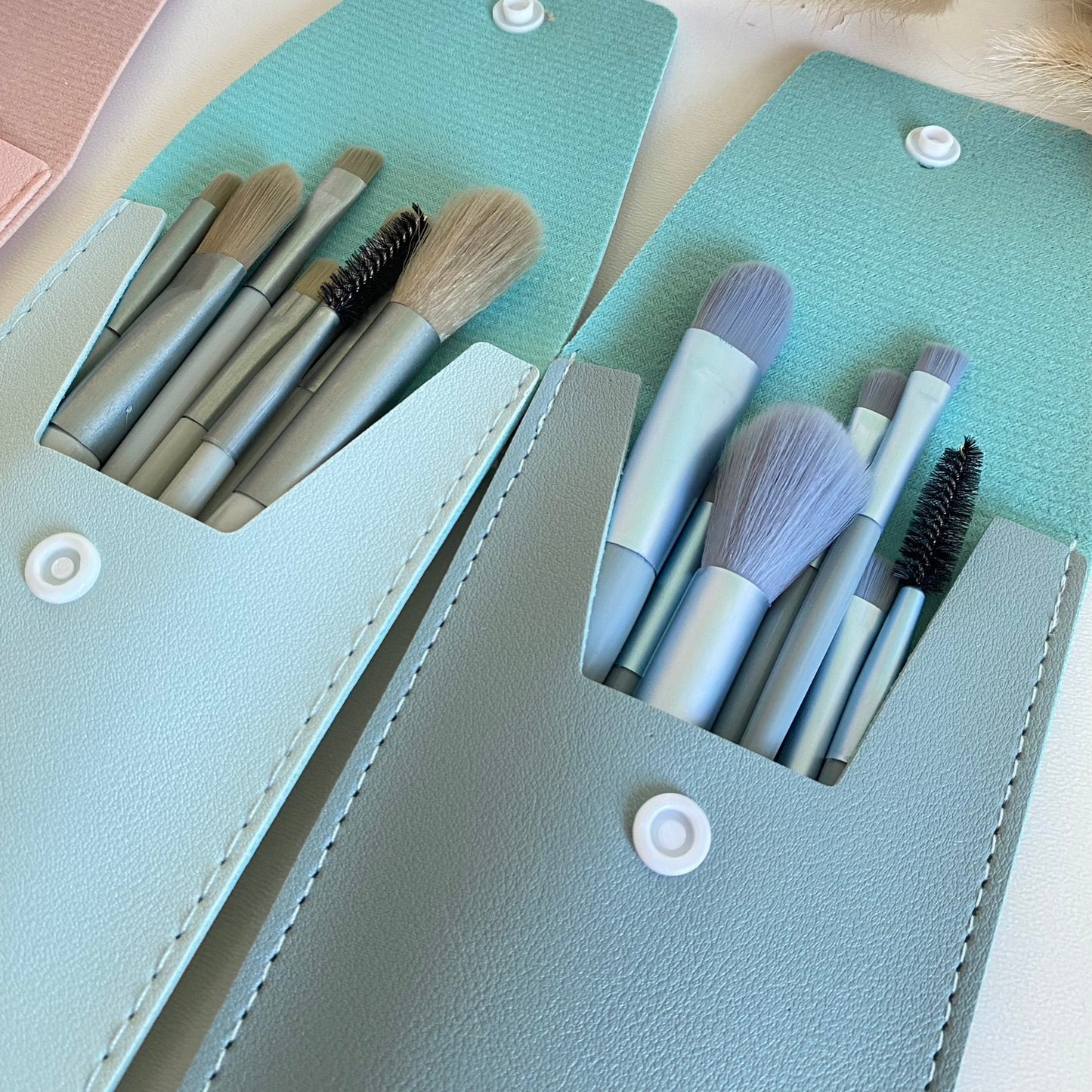Pinselset personalisiert, Pinseltasche, Schminkpinsel, Geschenke für Frauen, Reise Make-up Tasche.