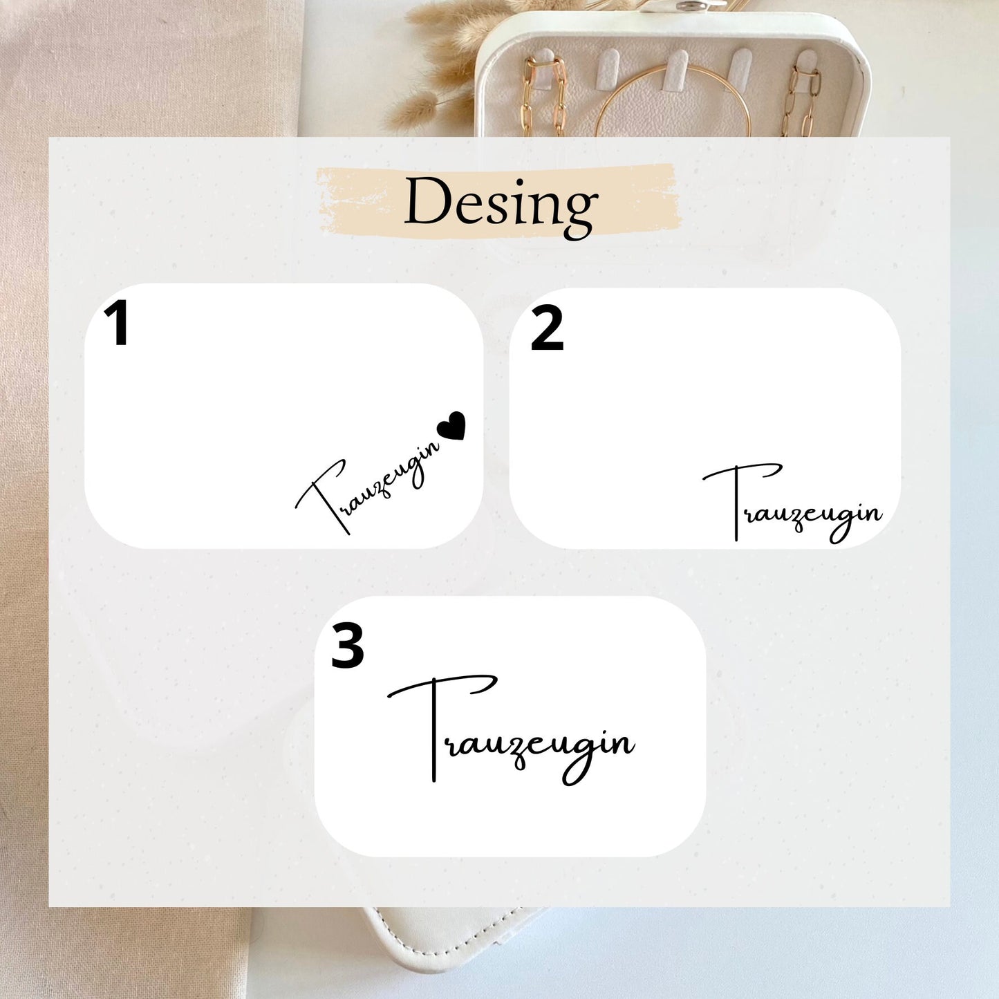 Personalisierte Schmuckbox | Trauzeugin