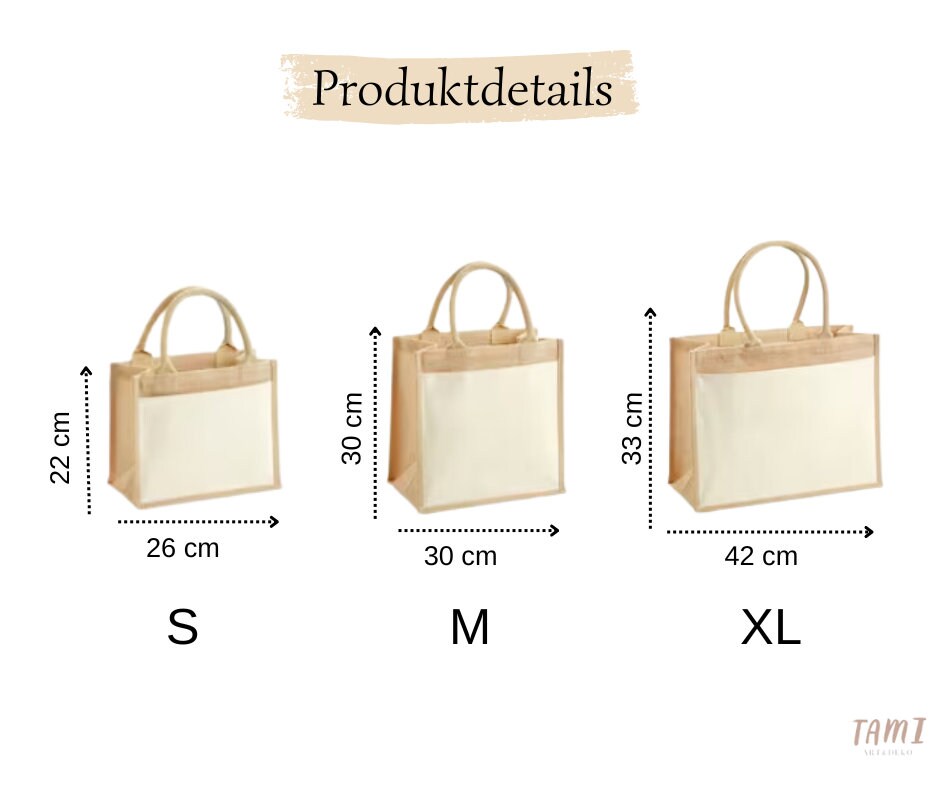 Personalisierte Jutetasche | Mama Oma | Einkaufstasche | Markttasche | Strandtasche | Geschenk Frau Mama | Geburtstag | Muttertag