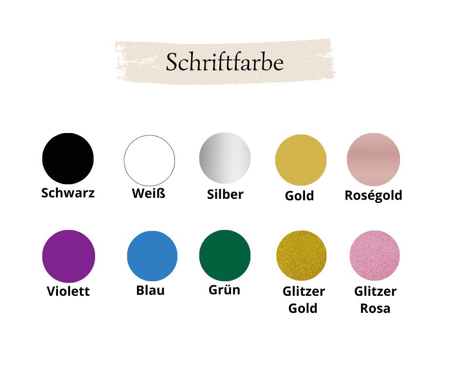 Personalisierte Kosmetiktasche mit Namen - Geschenkidee für Frauen