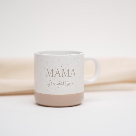 Muttertagsgeschenk Personalisierte Tasse Beste Mama | Oma Papa Geschenk Frau Freundin Mama | Geburtstag, Muttertag, Keramik Gravur Becher