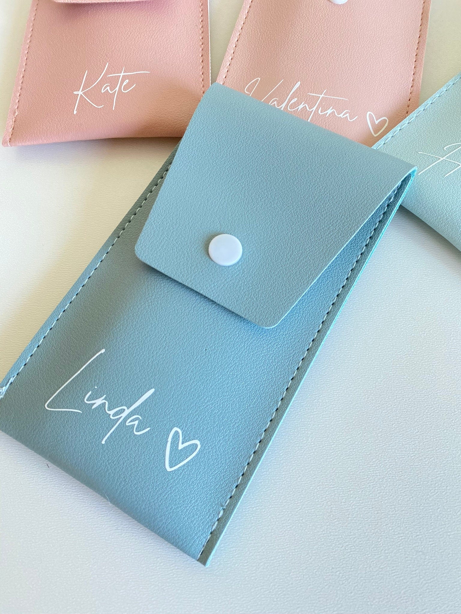 Pinselset personalisiert, Pinseltasche, Schminkpinsel, Geschenke für Frauen, Reise Make-up Tasche.