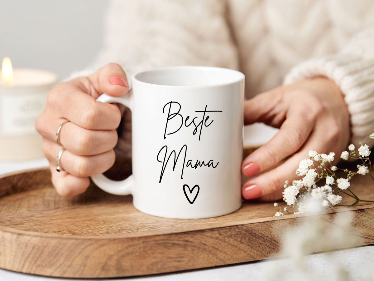Keramiktasse mit Wunschtext