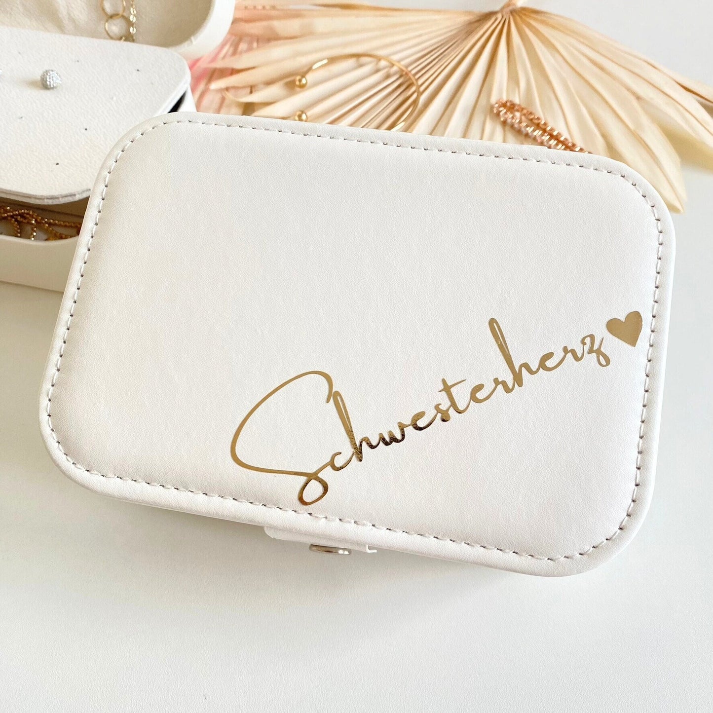 Personalisierte Schmuckbox | Geschenke für Schwester | Schwesterherz | Geschenk mit Namen | Geschenkidee