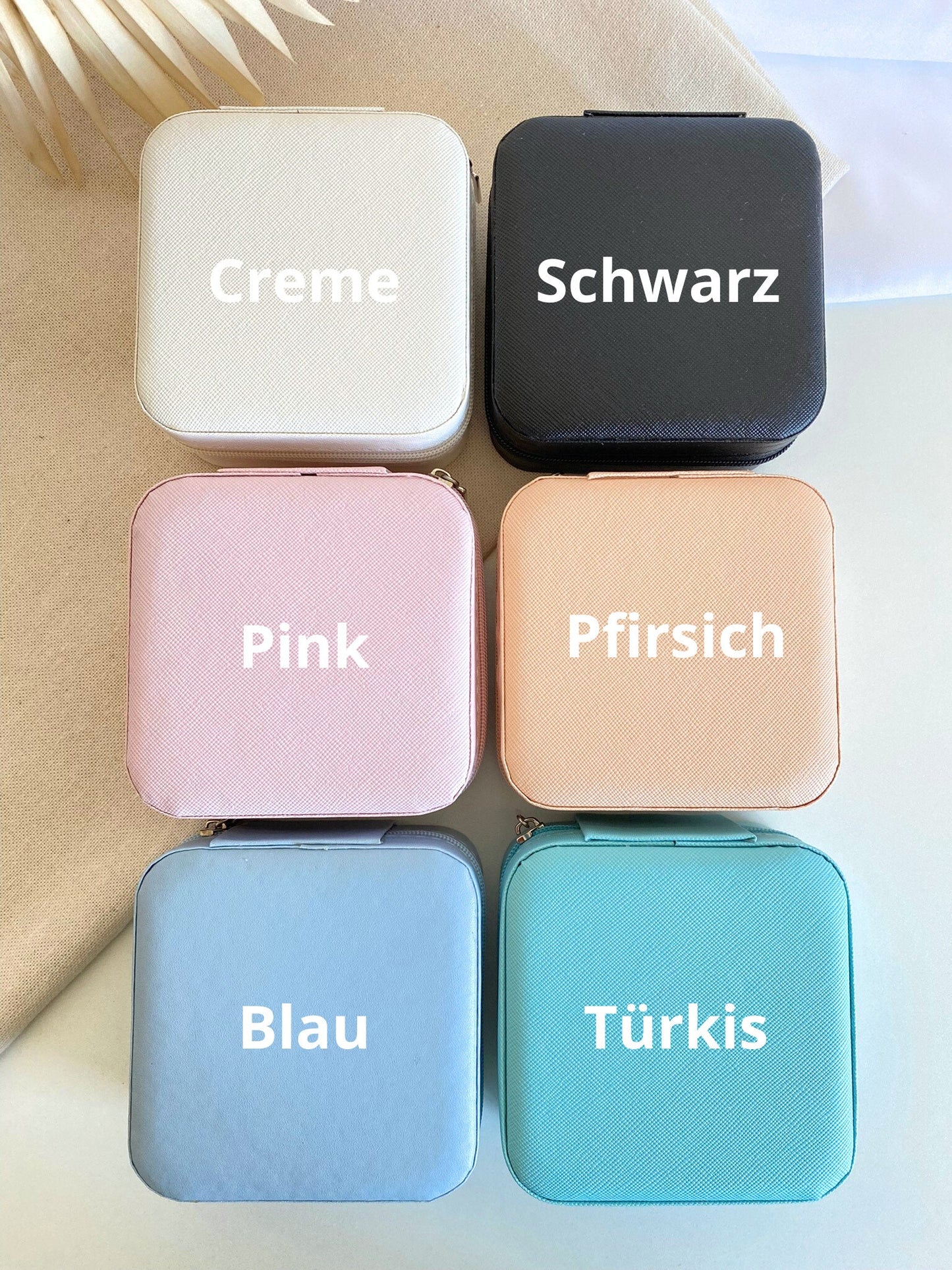 Personalisierte Schmuckbox mit Namen | Schmuckkästchen | Schmuck Organizer | Geschenk für Frauen und Mama | Geschenkidee | Geburtstageschenk