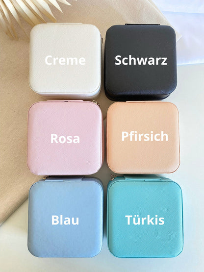 Personalisierte Schmuckbox mit Namen | Schmuckkästchen | Schmuck Organizer | Geschenk für Frauen und Mama | Geschenkidee | Geburtstag