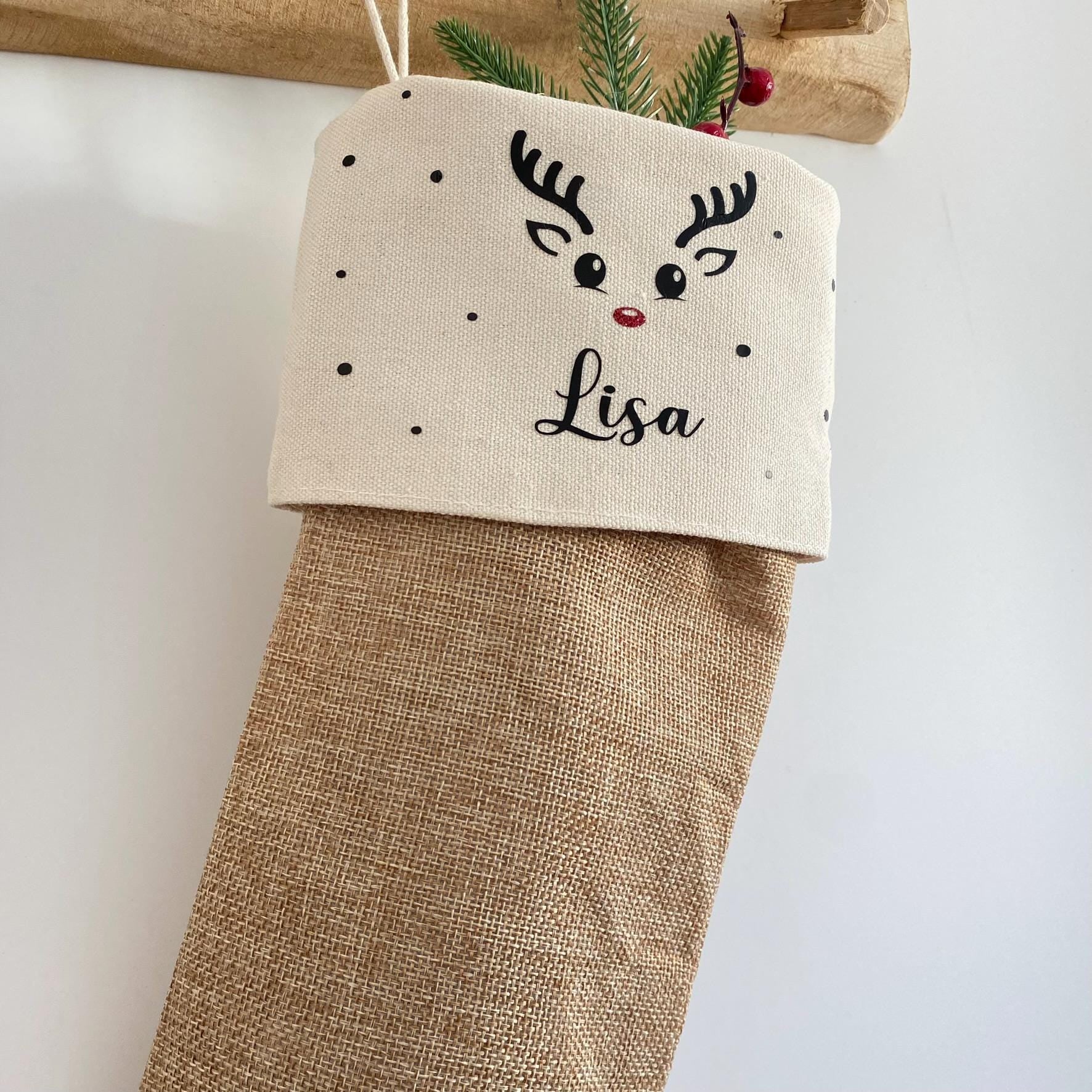 Personalisierter Weihnachtsstrumpf mit Namen