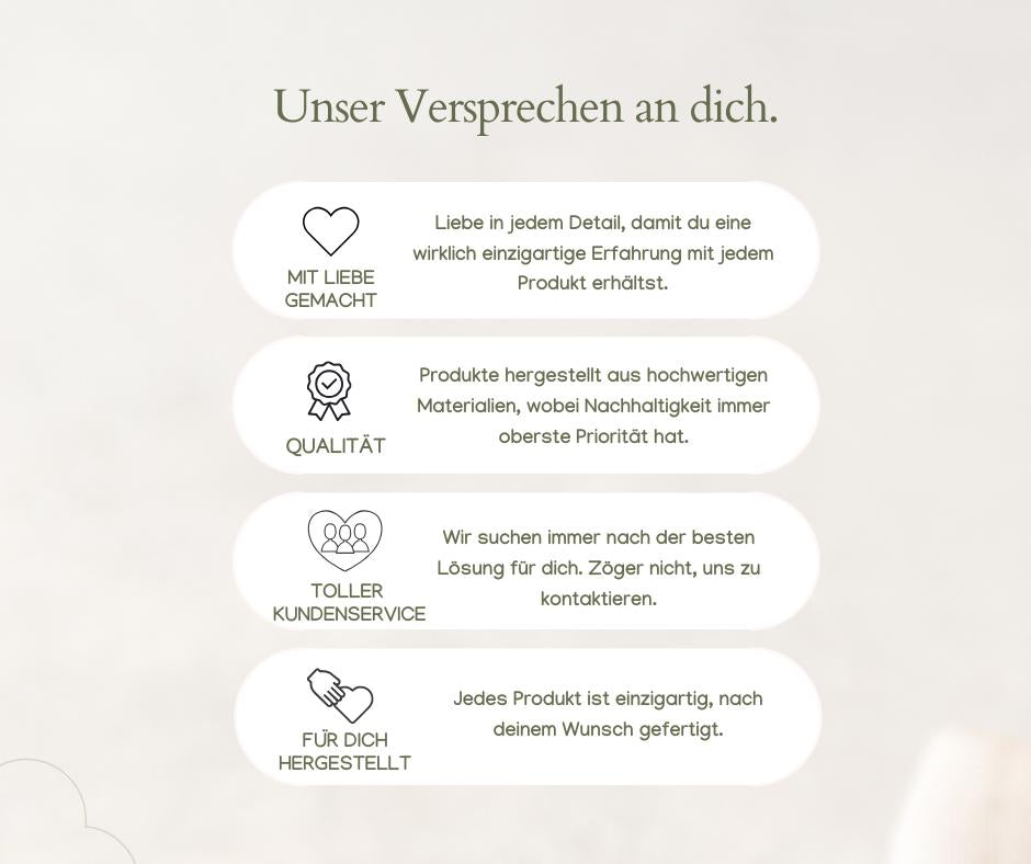Personalisiertes Vorratsglas „Hand in Hand ein Leben lang“ zur Hochzeit