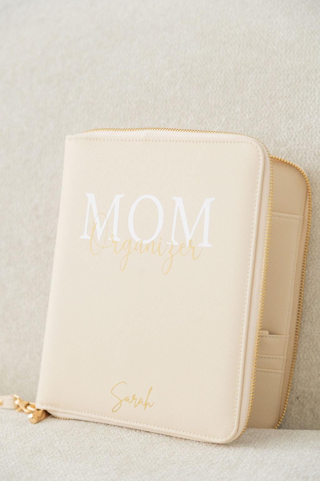 MOM Organizer | Personalisiert mit Namen | U-Heft Hülle | Planer personalisiert mit Wunschtext | Aufbewahrung Mutterpass, Impfpass