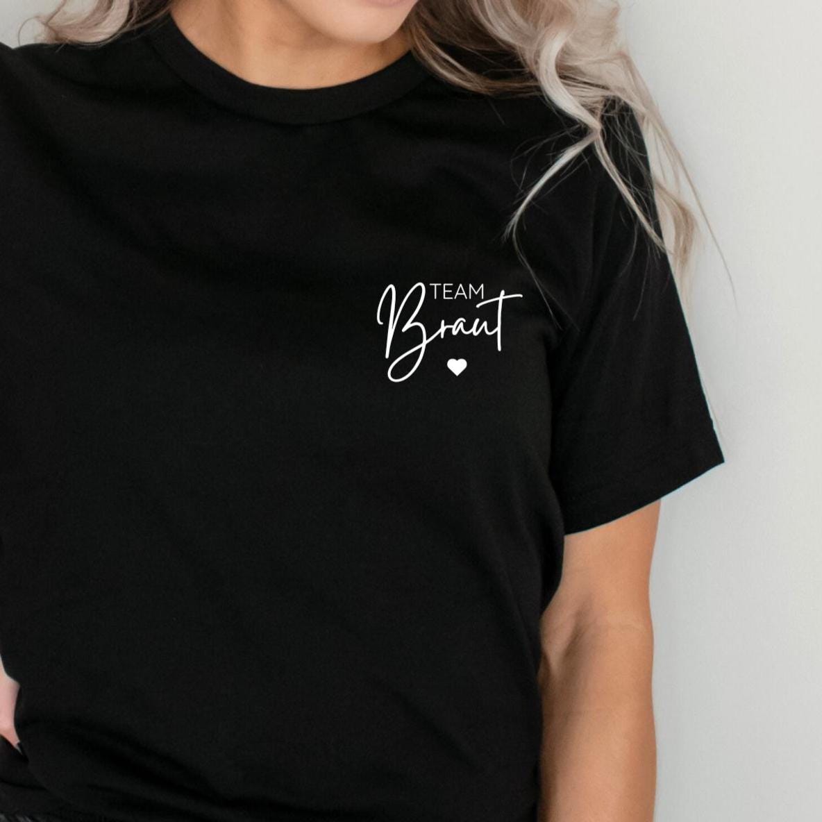 JGA T-Shirt für Braut und Team Braut