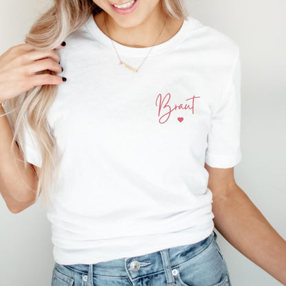 JGA T-Shirt für Braut und Team Braut