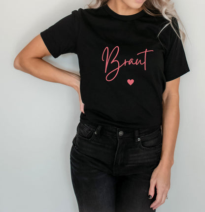 JGA T-Shirt für Braut, Team Braut und Trauzeugin