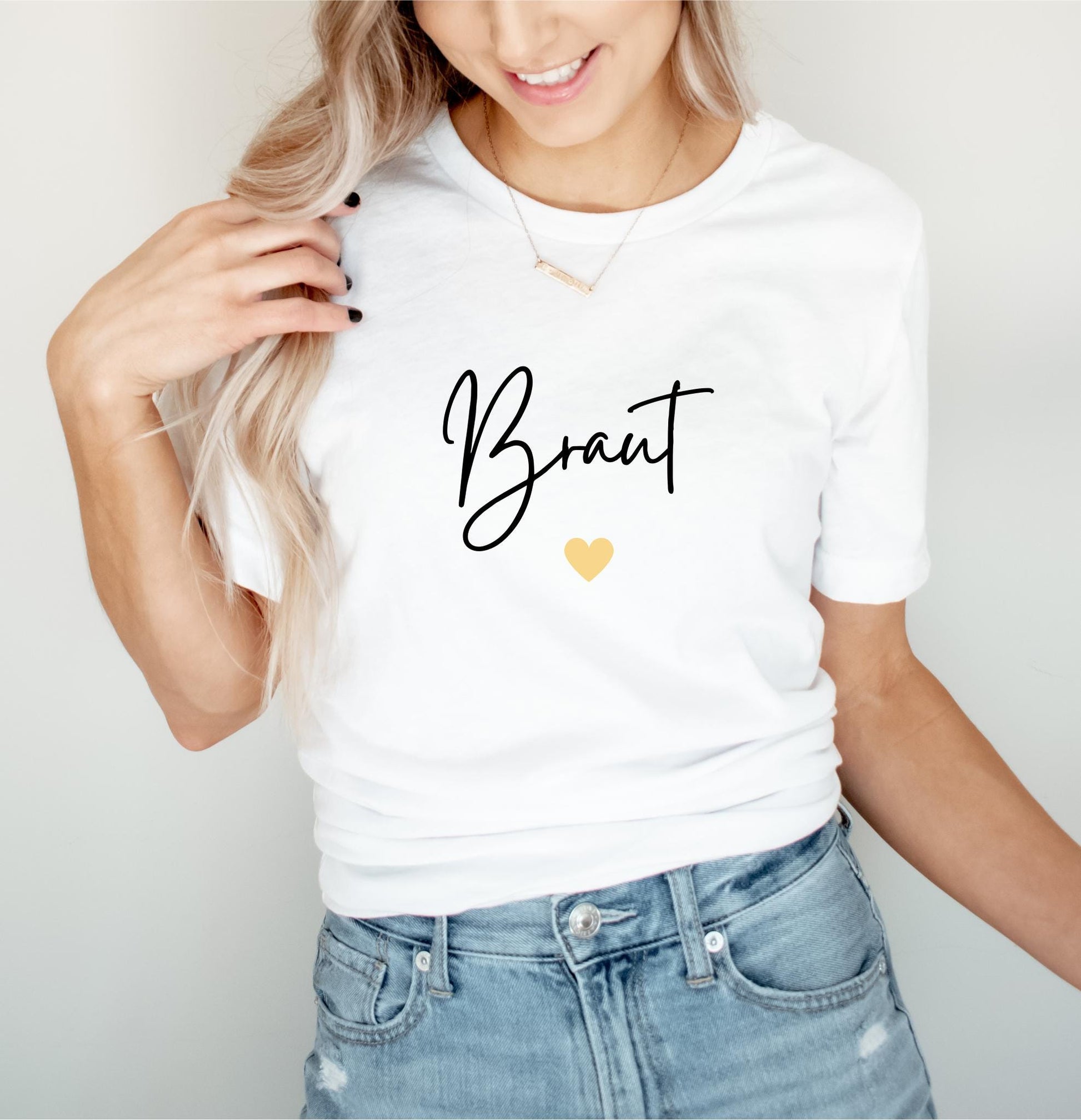 JGA T-Shirt für Braut, Team Braut und Trauzeugin