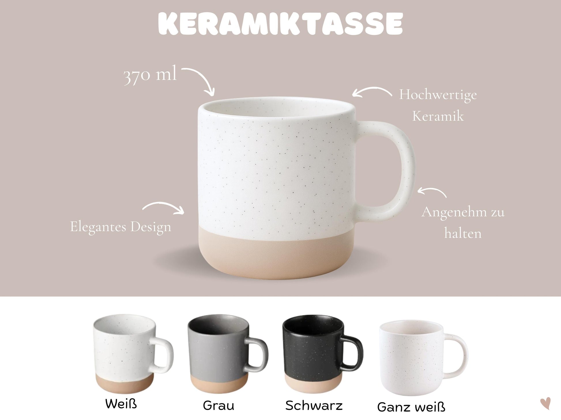 Personalisierte „Work Bestie“ Keramiktasse mit Name
