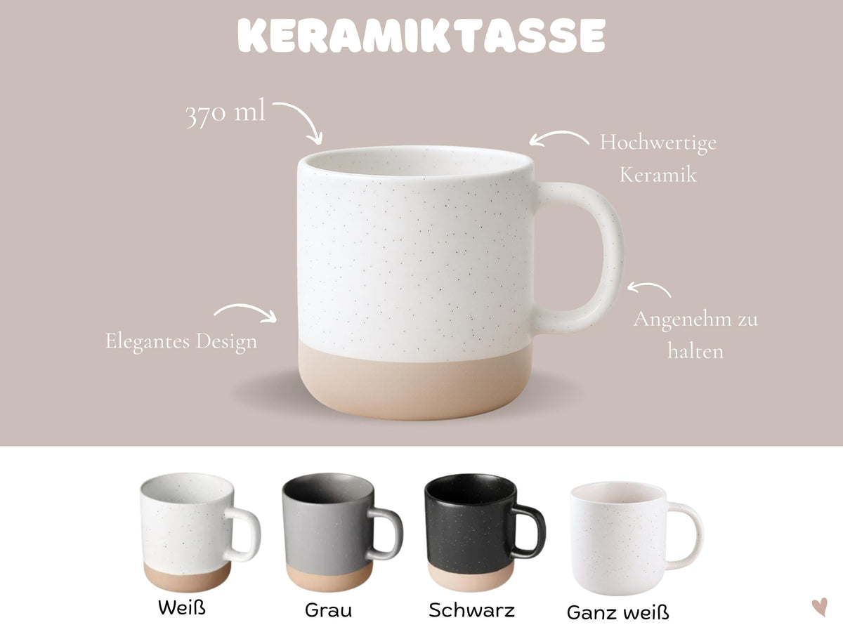 Personalisierte Tasse „Kleine Auszeit“ mit Name – Produktansicht 3