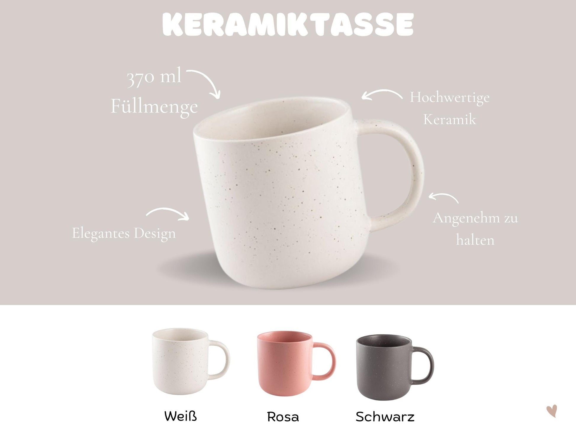 Personalisierte Keramiktasse „Beste Mama / Bester Papa“