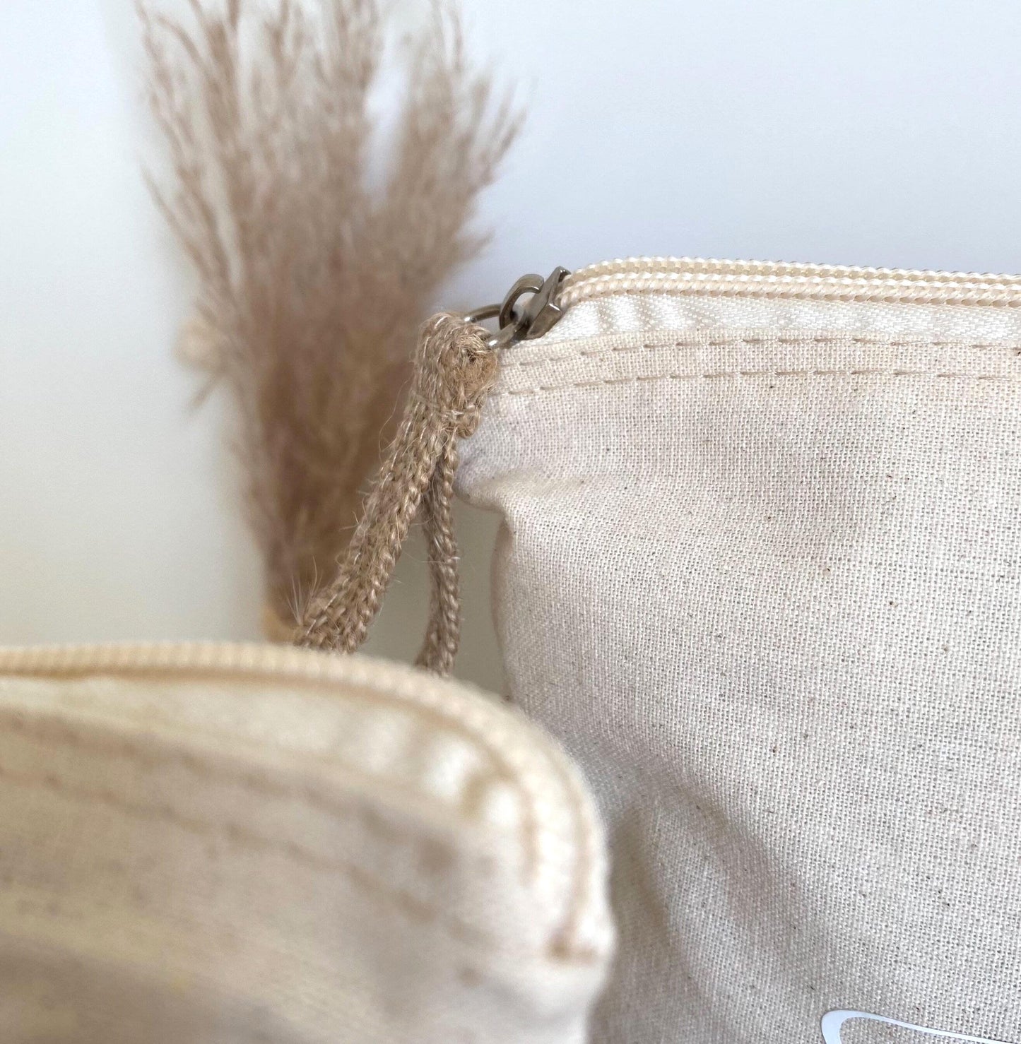 Kosmetiktasche aus Jute mit Namen