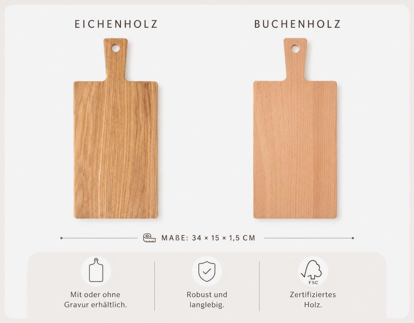 Schneidebrett mit Initialen | Personalisiertes Hochzeitsgeschenk | Monogramm Brautpaar | Geschenk zur Hochzeit | Holzbrett mit Datum