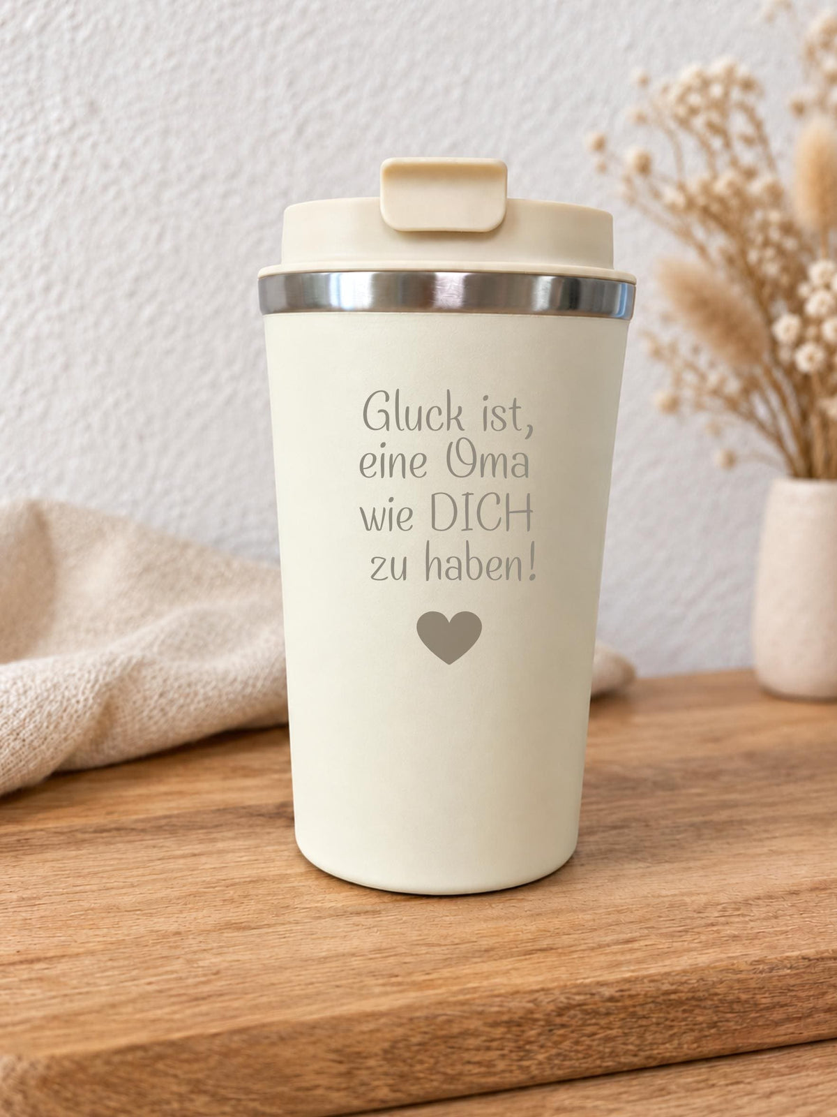 Thermobecher „Glück ist ...“ für Familie, 360 ml