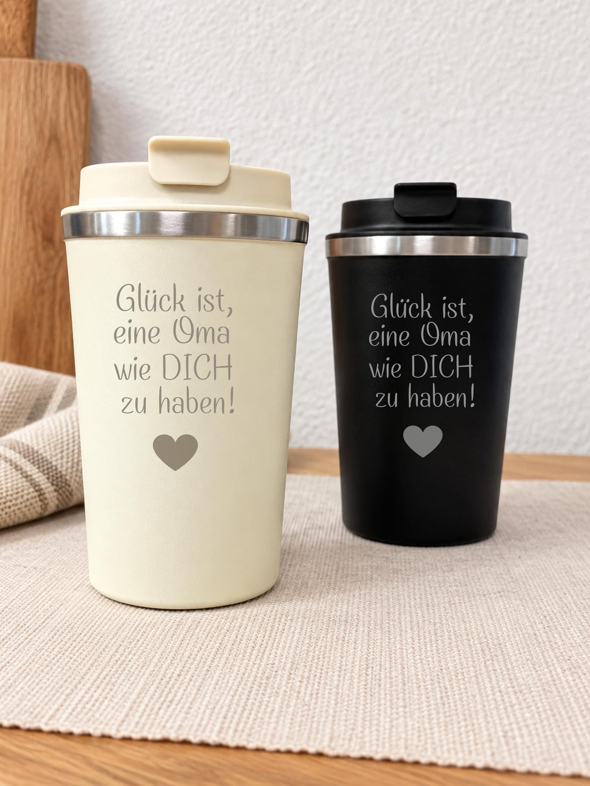 Thermobecher „Glück ist ...“ für Familie, 360 ml – Produktansicht 4
