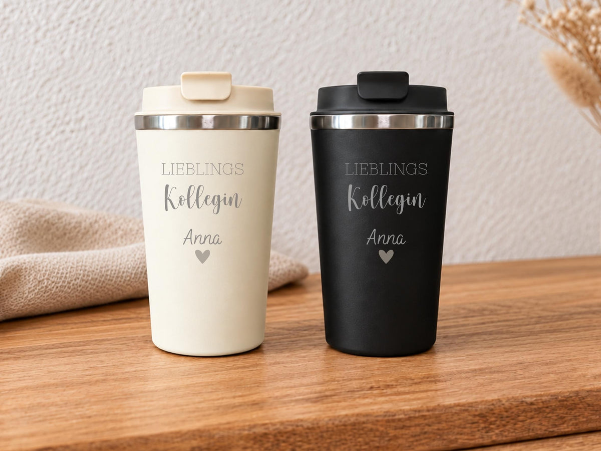 Thermobecher „Lieblingskollegin“, 360 ml – Produktansicht 3
