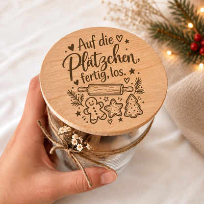 Keksdose „Auf die Plätzchen, fertig, los!“ – Produktansicht 2