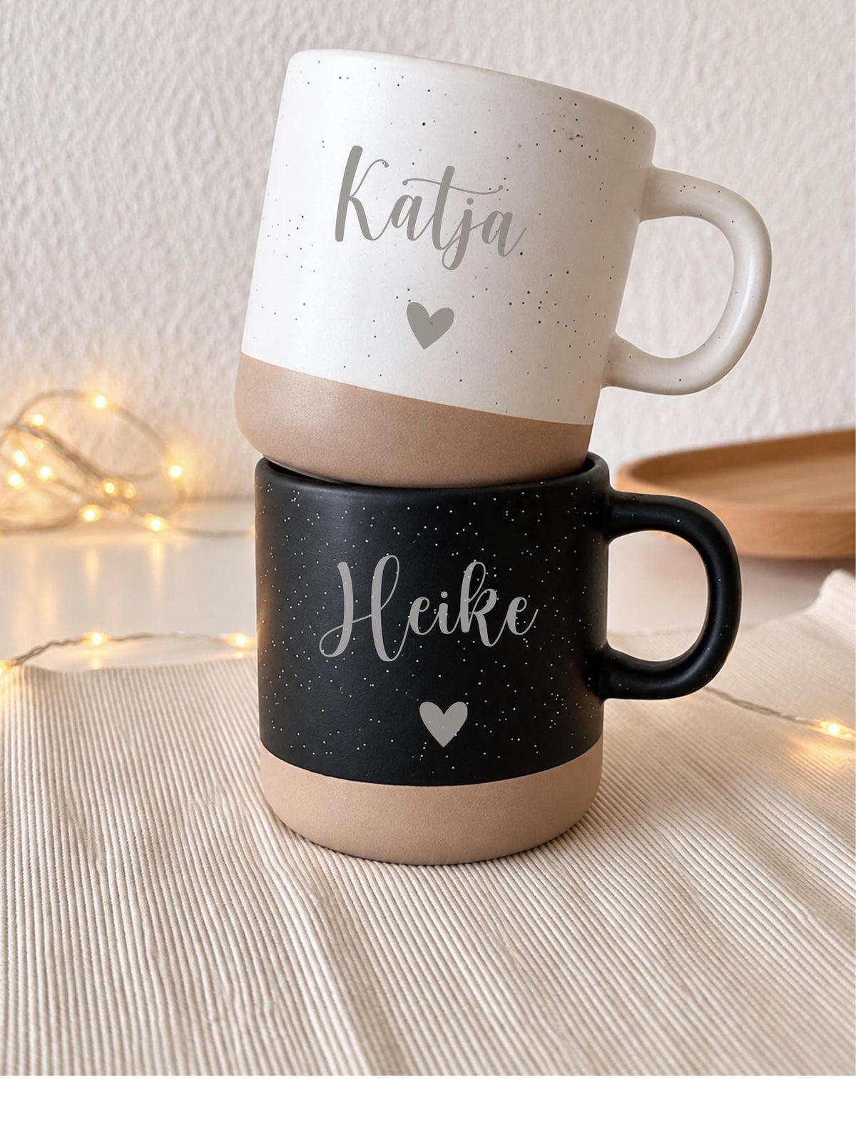 Keramiktasse mit Wunschname & Motiv, 360 ml – Produktansicht 2