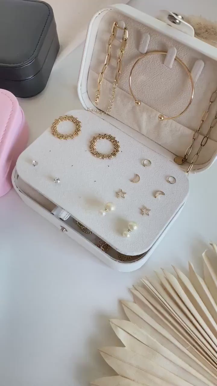 Personalisierte Schmuckbox mit Namen | Schmuckkästchen | Schmuck Organizer | Geschenk für Frauen und Mama | Geschenkidee | Geburtstag