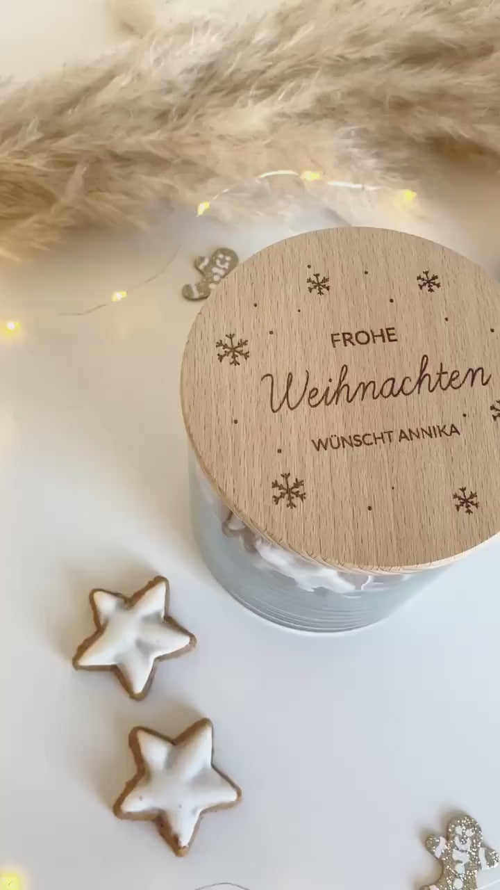 Keksdose personalisiert | Personalisiertes Vorratsglas | Weihnachten | Weihnachtsgeschenk mit Namen | Plätzchen | Weihnachtsdeko | Nikolaus